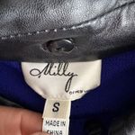 Alilly Women’s Merino Wool Blend Collared Long Sleeve Top Small Blue Pullover Photo 9