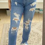 EXPRESS Ankle Legging Mid Rise Blue Photo 0