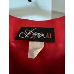VTG 80s Damon II Red Sleeveless Button Down Sheath Dress Size 12 Made In Mexico Photo 8