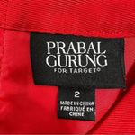 Prabal Gurung Target Colorblock Fit And Flare Sleeveless Party Mini Dress Red 2 Photo 10