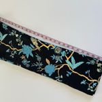 Soft Surroundings Chinoiserie Black Foil Bird & Floral Print Straight Pants XS Photo 7