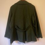 NEW Andrea XL 100% Wool Charcoal Black Peacoat Photo 5