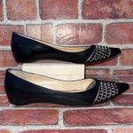 Christian Louboutin Pre-Owned Bareta Black Flats Pointed Toe Studs Size 37.5 Photo 3