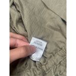 Princess Polly  jamison reid crop top khaki green tie front plunge neck ruffle 8 Photo 6