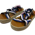 Isabel Marant Woven Wrap Strap Espadrille Sandals size 8 Photo 3