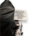 Walter Baker  Women Baca Jacket Size L Beige Tweed Fringe Trim Faux Leather Photo 7