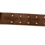 Vintage hipwear women’s brown leather belt with studs size large hippie western Photo 4
