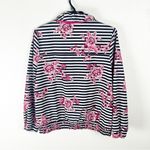 Chico's CHICO’S Zenergy Neena Striped Floral Multicolor Full Zipper Jacket Size 12/14 Photo 1