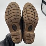 Earth Origins gray Suede Booties Perforated Ruching brandished toe back zip sz 7 Photo 6