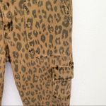 frame denim FRAME Cheetah Cargo Skinny Jeans Stretch Mid-Rise Cropped Size 28 NWT Photo 3