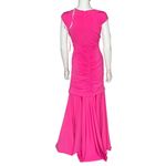Rene Ruiz Hand Draped 2 in 1 Zip Off Stretch Knit Dress Pink Women’s Sz 6 NWT Photo 6