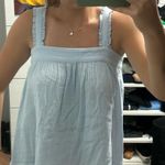 Elan  Sky Blue Ruffled Camisole Photo 0