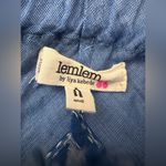 Lemlem  off the shoulder mini dress beach coverup swim blue puff sleeve stripe S Photo 2