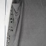 Sam Edelman Women Grey Faux Suede Laser Cut Out Hi-Low Tank Top Sz XS Photo 11