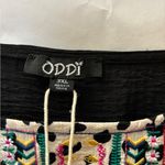 Oddi 3 XL  black top with embroidery, dolman sleeve, new with tags Photo 5