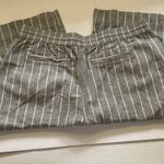 Beach Lunch Lounge women’s green stripe linen cotton Bermuda shorts, size large Photo 5
