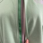The North Face Green Fleece Full Zip Windwall Jacket Photo 7