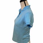 Lilly Pulitzer  Pique Light Blue Size Medium Petite Polo Style Top. Photo 1