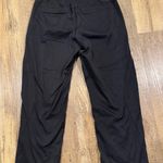 The North Face  Cropped Pants Womens XS Black Sweat Drawstring Pockets Photo 2
