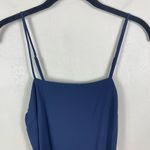 Lucy in the Sky Lightweight Sleeveless Adjustable Double Tie Wrap Dress in Navy Photo 2