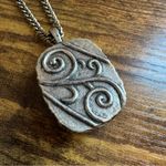 Lucky Brand Large Natural Stone Pendant Necklace Photo 6