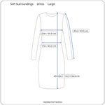 Soft Surroundings  Dress Women Large Handkerchief Bohemian Folk Fairy Floral Midi Photo 7