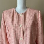 Emma James  | Pink Tweed Blazer Jacket Sz 16P Photo 1