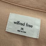 Wilfred  Free Apricot Top 2XL 3/4 length sleeve button down shirt Photo 2
