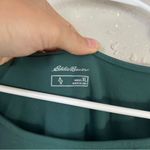 Eddie Bauer DK Evergreen Green Sleeveless Mini Dress Travel Hiking Stretch XL Photo 2