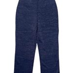 Lovers + Friends Ruby Cropped Pull On Pants in Navy Blue Metallic Size Small Photo 1