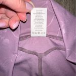 Zyia  Active Light Lilac Purple Floral Print Cropped Leggings Size 4 EUC Pockets Photo 6