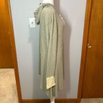 Kori  boho soft cotton‎ hoodie lace asymmetrical long sleeve dress green size M Photo 2