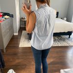 J.Crew Crystal Collar Sleeves Jean Shirt Photo 4