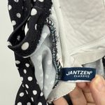 Jantzen Classics Black One Piece Polka Dot Swimsuit Medium Photo 7