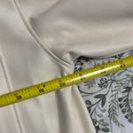 Abercrombie & Fitch  Oversized Cream Faux Leather Button-Up Shirt Shacket Small Photo 5