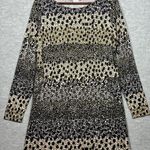 Boden Women's‎ Animal Print Dress 3/4 Sleeve US 10 L Casual Black Size undefined Photo 0