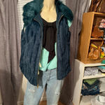 Andrew Marc Marc New York furry green vest like‎ new XL Photo 5