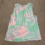 Lilly Pulitzer  Essie Minty Fresh Sleeveless Shirt Top Sea Mint Women’s Photo 1