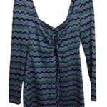 ZARA metallic green purple cutout dress blogger favorite Size M Photo 0