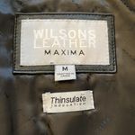 wilson's leather Wilsons Maxima - Genuine Black Leather Vintage 90’s Blazer - Size Medium Photo 10