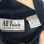 Vtg Black Velvet Velour Mock Top Grunge S Friends Rachel 90s Holiday Goth Photo 3