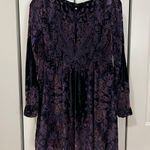 Free People  Velvet Empire Waist Mini Dress (Size S) Photo 1