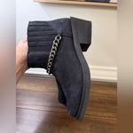 NEW HARLEY DAVISON WOMEN'S KORSEN CHAIN ANKLE
BOOT size 7.5 Black Photo 7