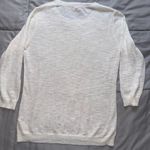 IZOD  Women's White Crew Neck Sweater Size Medium Photo 1