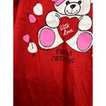 Fruit of the Loom Vintage 90s Single Stitch Valentines Bear Heart Love From Oregon Shirt Size L Photo 2