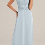 AW Bridal Baby Blue Bridesmaid Dress Photo 0
