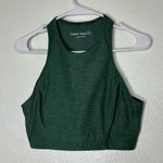 Outdoor Voices Women's Racerback Cropped Sports Bra Green Top Large Photo 0
