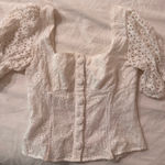 Sabo Skirt  Top White Crop  Photo 0