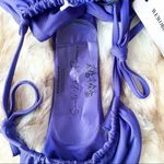 We Wore What Ruched Bandeau Bikini Sapphire Blue XS NWT Photo 9