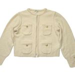 J.Crew NWT Odette Sweater Lady Jacket in Heather Muslin Knit Cardigan XS $168 Photo 0